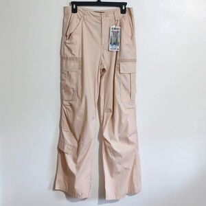 AMERICAN ORIGINAL REWASH cargo a-line pants. Beige wide leg pants.  Size 3.  NWT